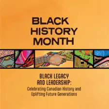Black History Month Poster 2025 Celebrating Canadian History and Uplifting Future Generations