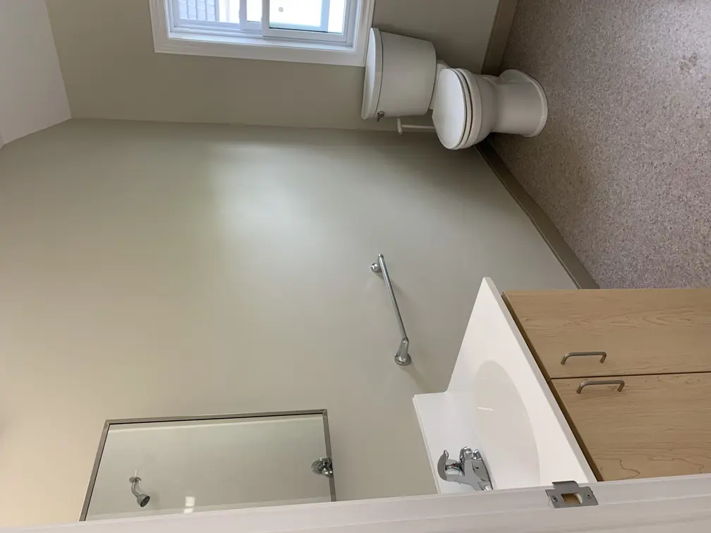 image of washroom with vanity and toilet