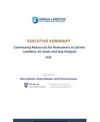 Community Asset and Gap Analysis Executive Summary cover page