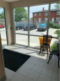 Bright entry lobby