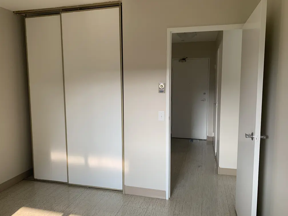 Bedroom with closet