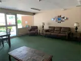 Couches and table in Avondale Apartment lounge