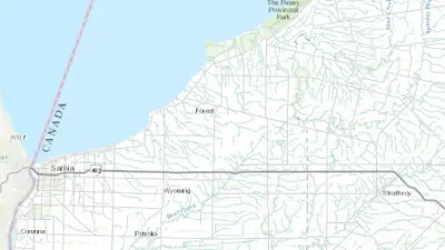 Map of Lambton County from Lambton GIS