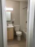 Sink, toilet and bath/shower combo