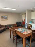 Table and chairs in lounge