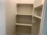 Closet with shelving