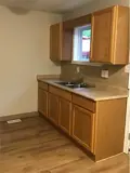 Kitchen cabinets and sink