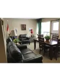 Couches and table in Alvinston Apartment lounge