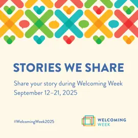 Welcoming Week Poster September 12-21, 2025