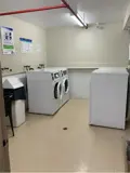 Washers and dryers in laundry room