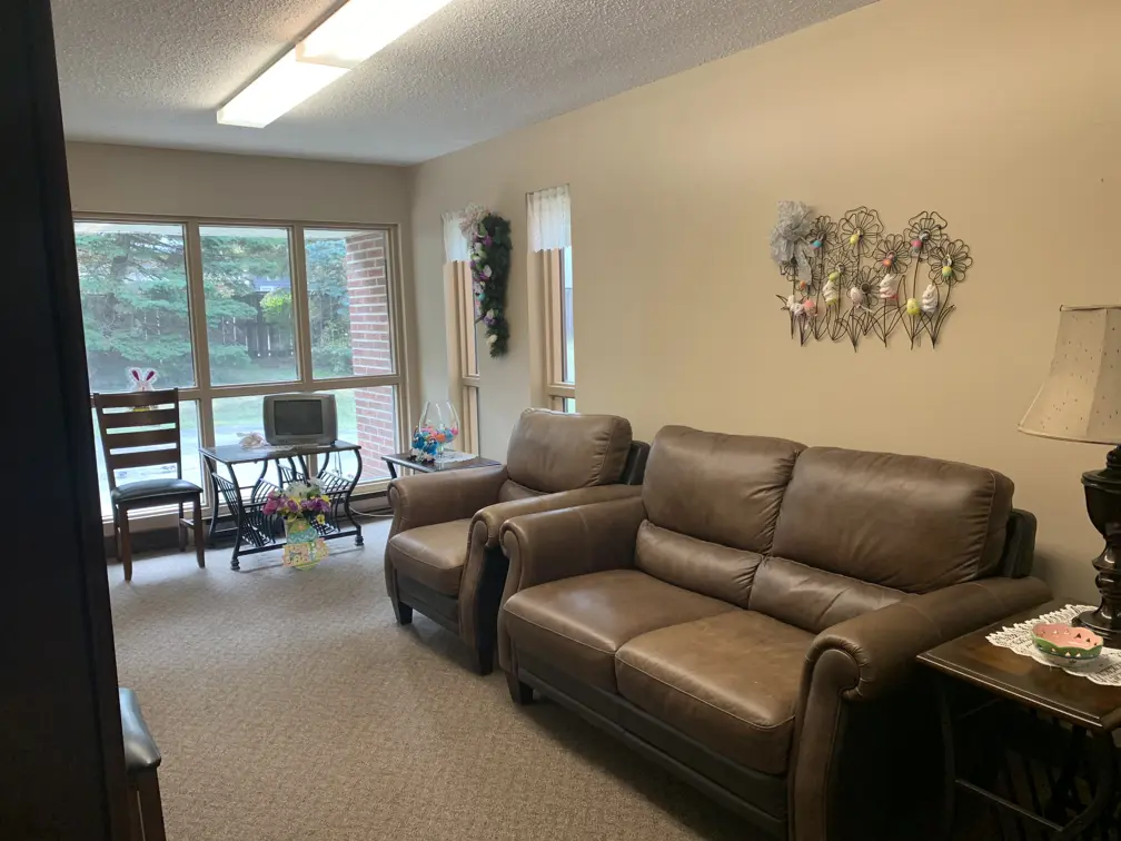 Lounge with large window